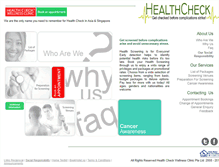 Tablet Screenshot of healthcheck.sg